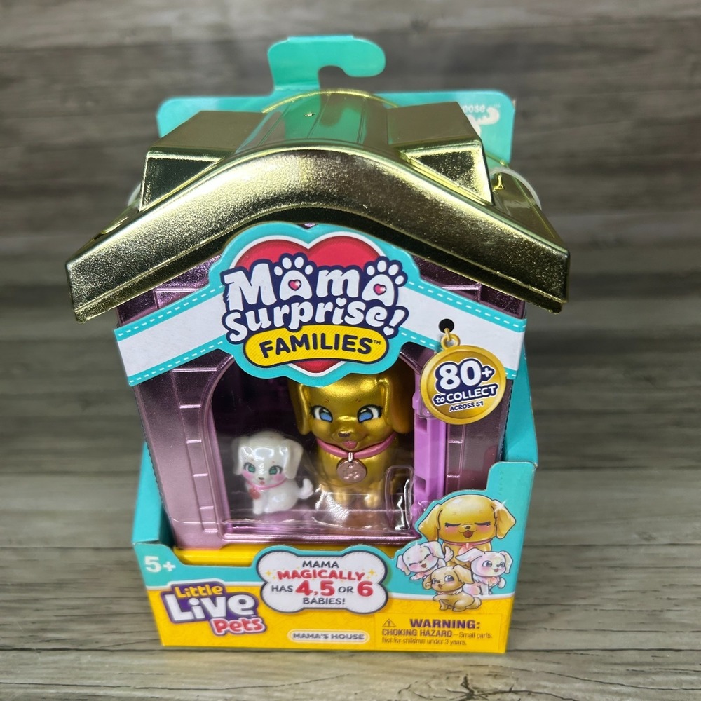 Little Live Pets Mama Surprise Families Golden Retriever Limited Edition Sealed